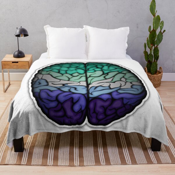 Item preview, Large Gay Pride Flag Colored Brain designed and sold by LiveLoudGraphic.