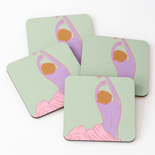 Item preview, Elegant Abstract Ballet Dancer Illustration in Soft Pastels designed and sold by avellis illustrations.
