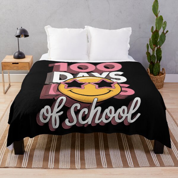 Item preview, Smile Face Pink 100 Days of School designed and sold by tearbytea.