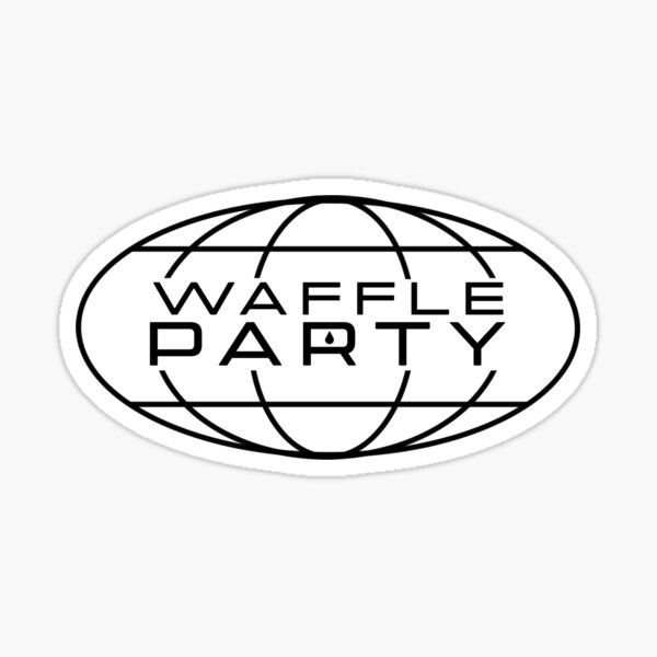 Artikel-Vorschau von Waffle Party Abfindungslogo, designt und verkauft von emsimps.