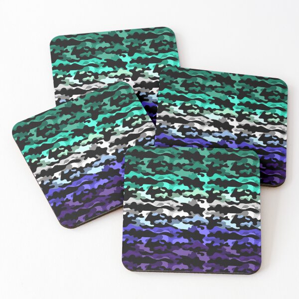 Item preview, Seamless Repeating Camouflage Textured Gay Flag Pride Flag Pattern designed and sold by LiveLoudGraphic.