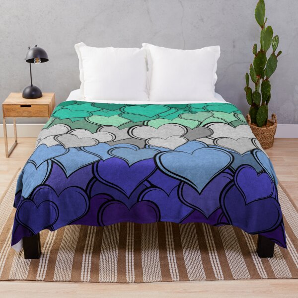 Item preview, Overlapping Hearts in the colors of the Gay Pride Flag designed and sold by LiveLoudGraphic.