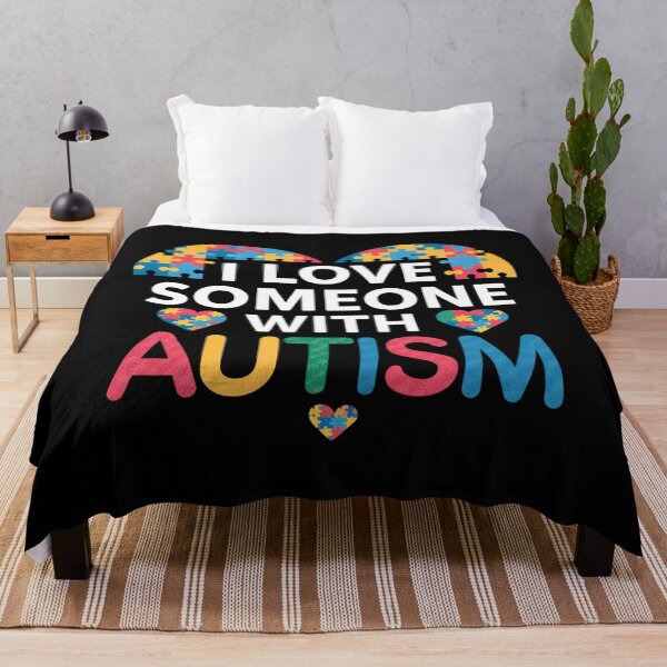 Item preview, Someone with Autism Heart Puzzle designed and sold by tearbytea.