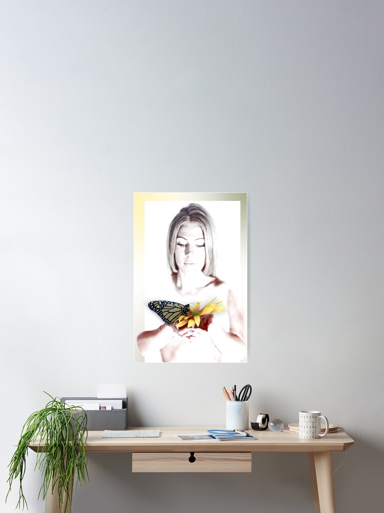 Thumbnail 2 of 3, Poster, Loving Butterfly designed and sold by roim.