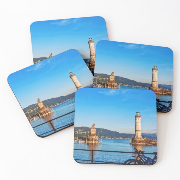 Item preview, Two bikes at Lake Constance, Lindau Harbor designed and sold by Travelways.