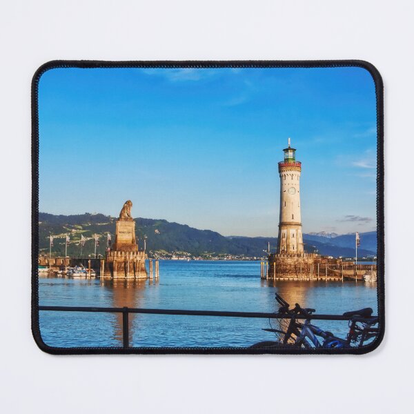 Item preview, Two bikes at Lake Constance, Lindau Harbor designed and sold by Travelways.