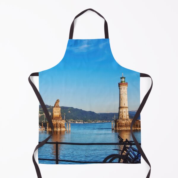 Item preview, Two bikes at Lake Constance, Lindau Harbor designed and sold by Travelways.