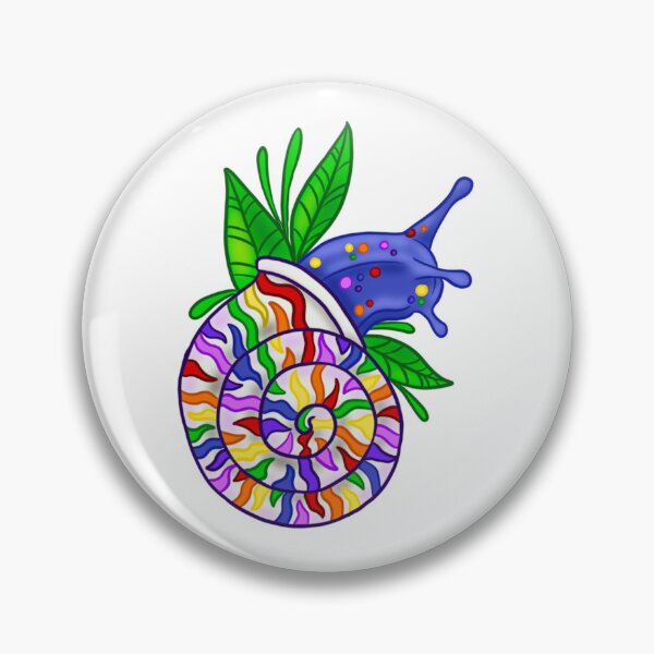 Item preview, Rainbow snail designed and sold by HoodRatSwagger.