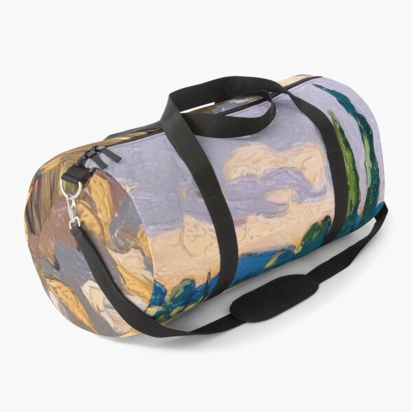 Item preview, Sunlit Provence Path – French Impressionist Wheat Field Painting designed and sold by CARRAANN.