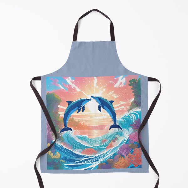 Item preview, Dolphins' Sunlit Splash designed and sold by BeeStylishTees.