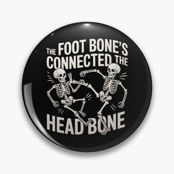 Item preview, Foot Bone Connected to the Head Bone – Funny Skeleton Anatomy designed and sold by catthemedic.