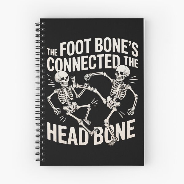 Item preview, Foot Bone Connected to the Head Bone – Funny Skeleton Anatomy designed and sold by catthemedic.