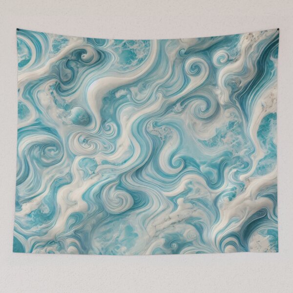 Item preview, Oceanic Serenity: Larimar Elegance designed and sold by BobArtGallery.
