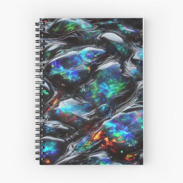 Item preview, Fiery Aurora: Black Opal Essence designed and sold by BobArtGallery.