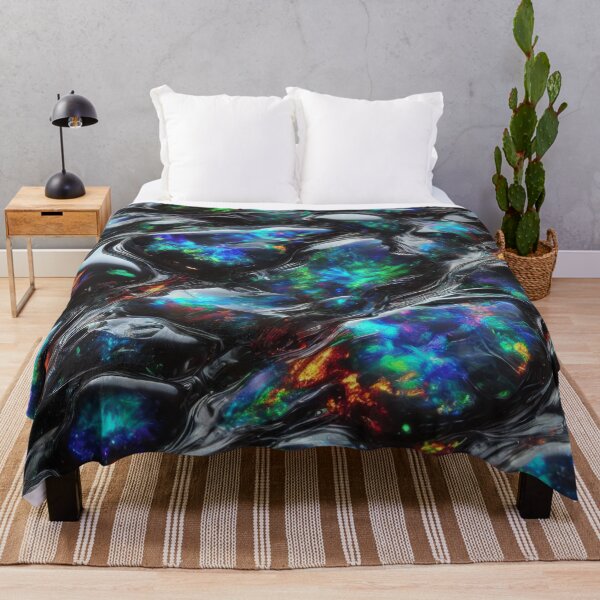 Item preview, Fiery Aurora: Black Opal Essence designed and sold by BobArtGallery.