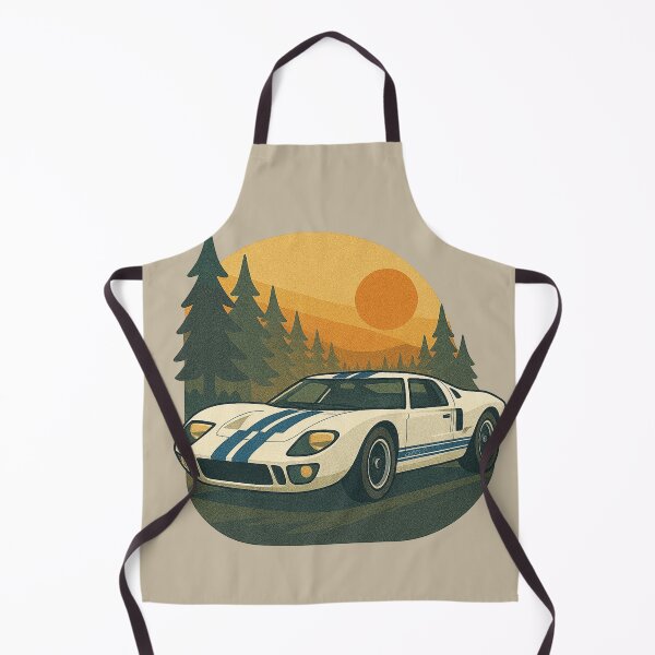 Item preview, Ford GT40 Vintage Racing Car Sunset Forest designed and sold by Intrepid Media.