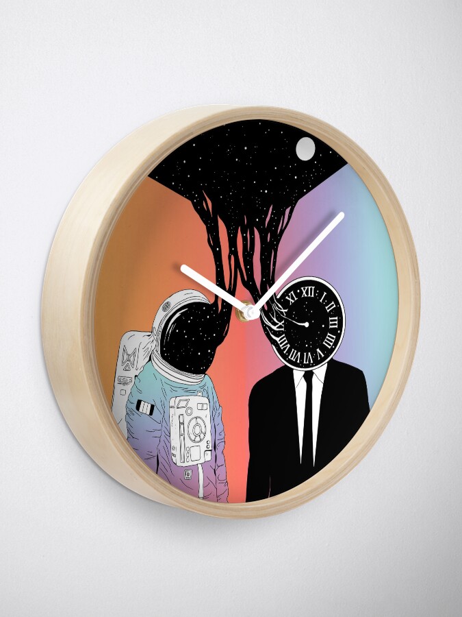 Alternate view of A Portrait of Space and Time (A Study of Existence) Clock