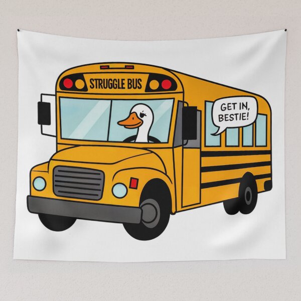 Item preview, Struggle Bus with a Goose designed and sold by Artyx_Design.