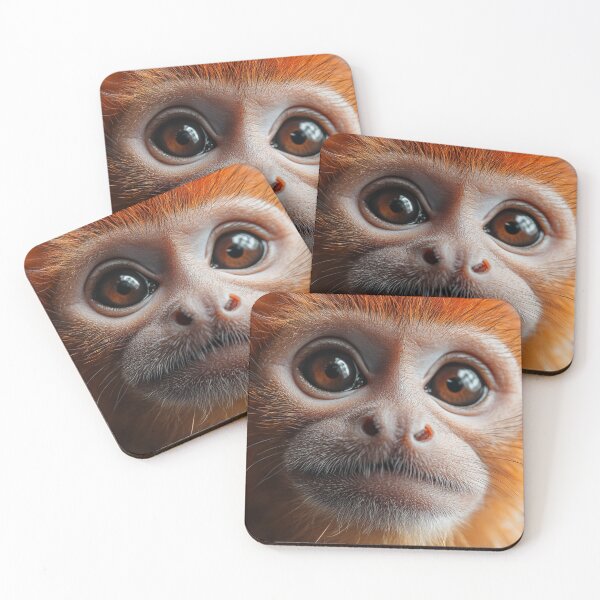 Item preview, Adorable Golden Monkey Close-Up – Expressive Eyes & Lifelike Detail designed and sold by Tarn.