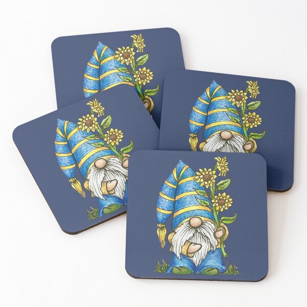 Item preview, Blue & Gold Gnome designed and sold by SarahCD13.