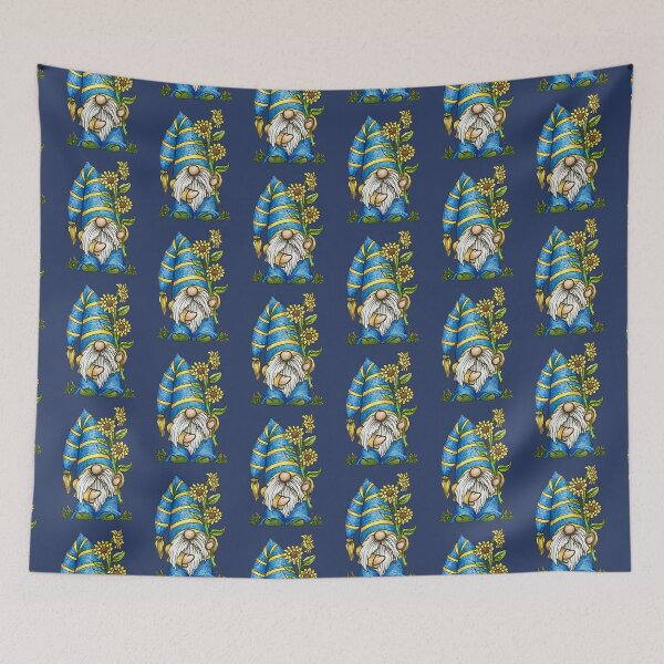 Item preview, Blue & Gold Gnome designed and sold by SarahCD13.