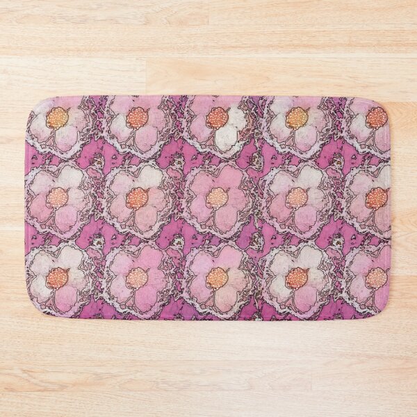 Item preview, Vintage Bubblegum Pink Garden designed and sold by Shells Designs.