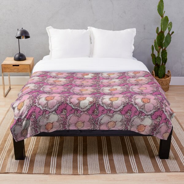 Item preview, Vintage Bubblegum Pink Garden designed and sold by Shells Designs.