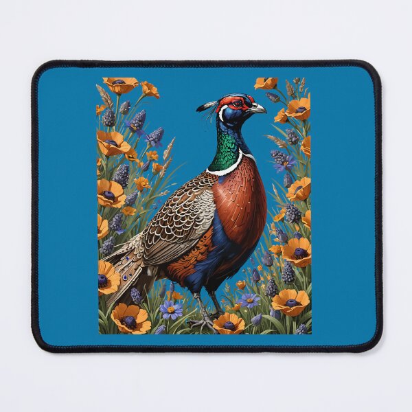 Item preview, Pheasant Bird Amongst Meadow Wildflowers designed and sold by taiche.