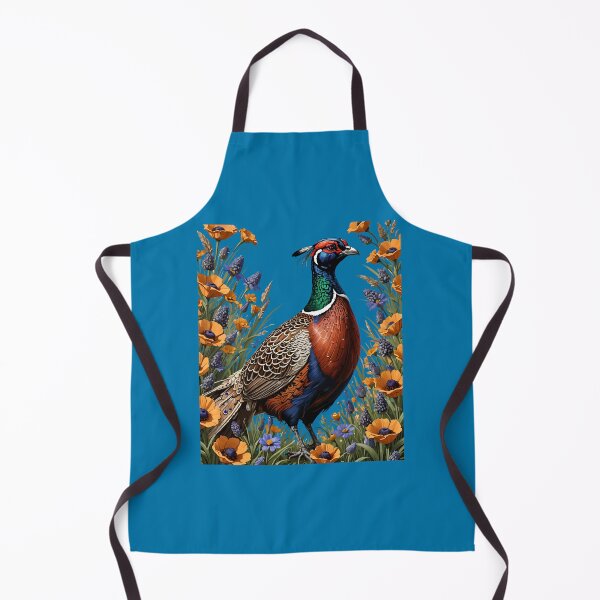 Item preview, Pheasant Bird Amongst Meadow Wildflowers designed and sold by taiche.