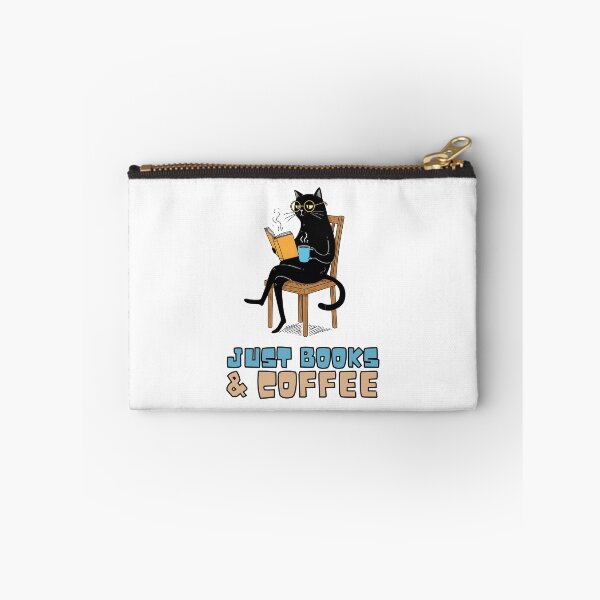 Item preview, Bookish Black Cat – Just Books & Coffee designed and sold by Meow Cat.
