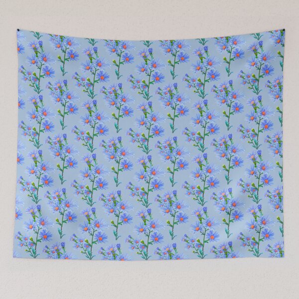 Item preview, Blue Asters designed and sold by AbigailHerman.