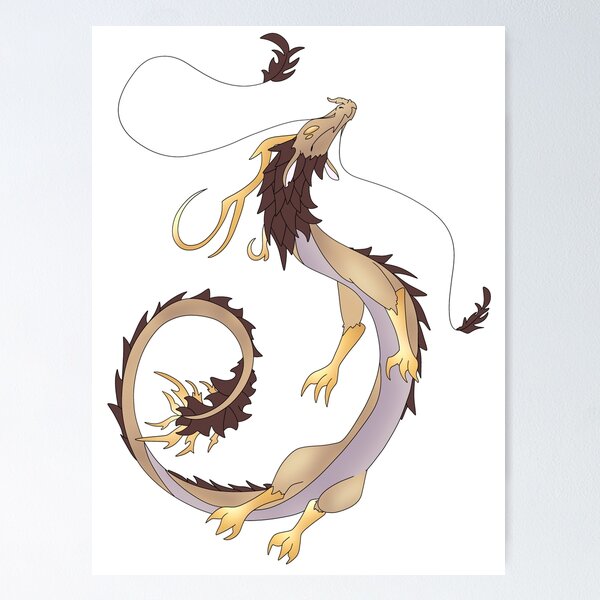 Item preview, Golden dragon designed and sold by Crazy-Creators.