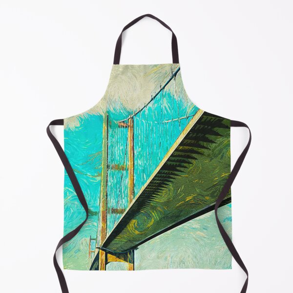 Item preview, Humber Bridge in Van Gogh Style – Hull, UK designed and sold by InspireSticker.