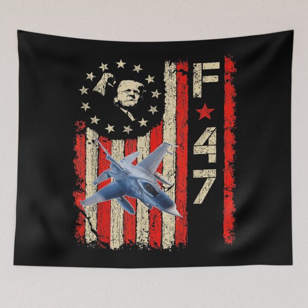 Item preview, Funny F47 Fighter Retro Style designed and sold by kerrickflowers.