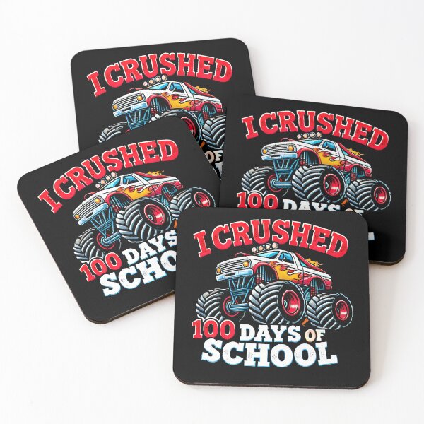 Item preview, I Crushed 100 Days of School Design designed and sold by Promise7Land.