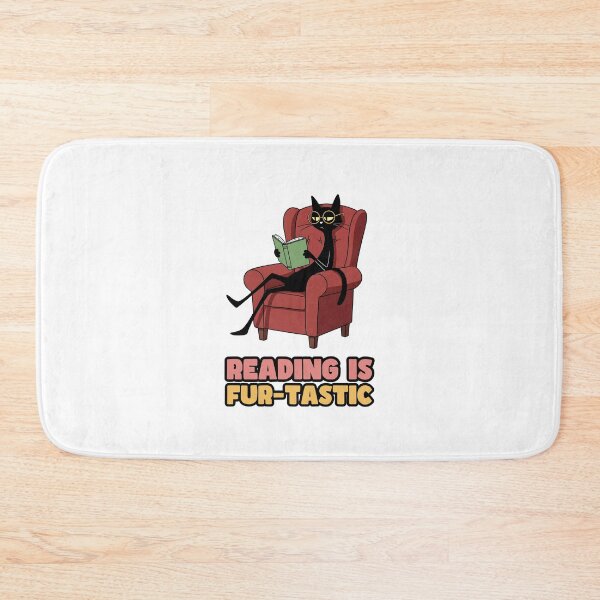 Item preview, Bookish Black Cat – Reading is Fur-tastic designed and sold by Meow Cat.