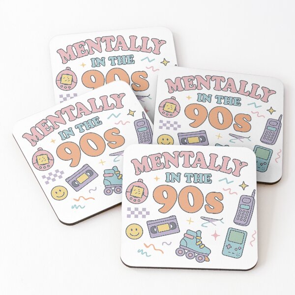 Item preview, Mentally in the 90s Retro Aesthetic T-Shirt – Funny Nostalgia Tee designed and sold by DatShirtCo420.