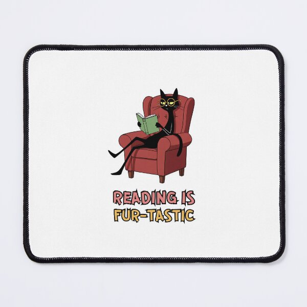Item preview, Funny Black Cat Reading – Fur-tastic Bookworm designed and sold by Meow Cat.