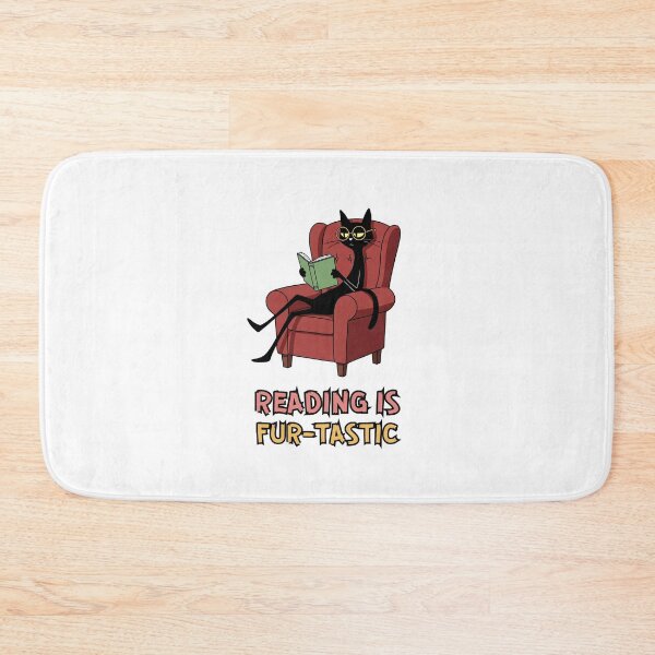 Item preview, Funny Black Cat Reading – Fur-tastic Bookworm designed and sold by Meow Cat.