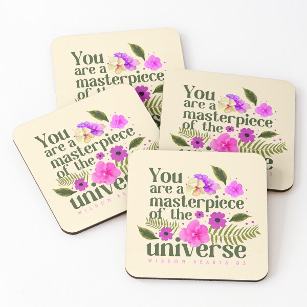 Item preview, YOU ARE A MASTERPIECE OF THE UNIVERSE BLACK BACKGROUND designed and sold by WISDOMheartsMX.
