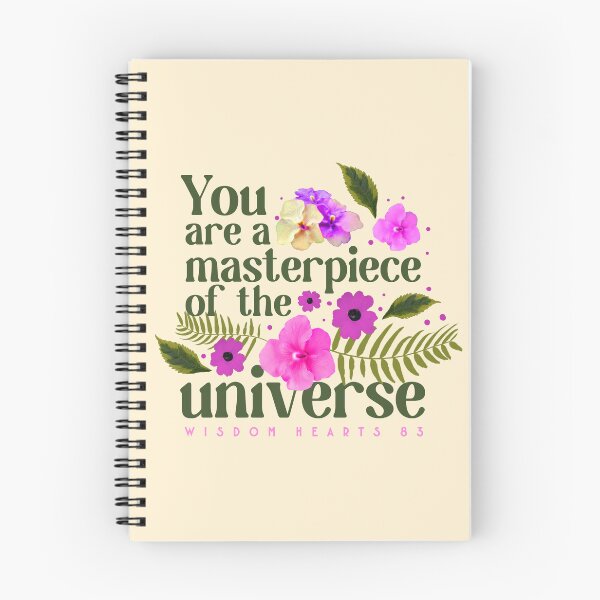 Item preview, YOU ARE A MASTERPIECE OF THE UNIVERSE BLACK BACKGROUND designed and sold by WISDOMheartsMX.