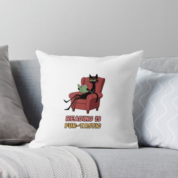 Item preview, Bookish Cat & Books – The Fur-tastic Life designed and sold by Meow Cat.