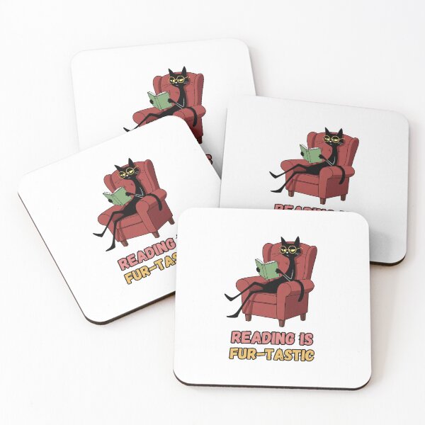 Item preview, Bookish Cat & Books – The Fur-tastic Life designed and sold by Meow Cat.