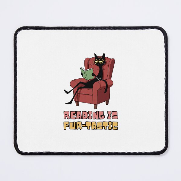 Item preview, Black Cat Reading Time – Fur-tastic & Bookish designed and sold by Meow Cat.