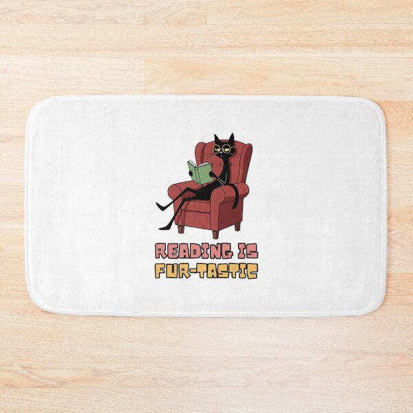 Item preview, Black Cat Reading Time – Fur-tastic & Bookish designed and sold by Meow Cat.
