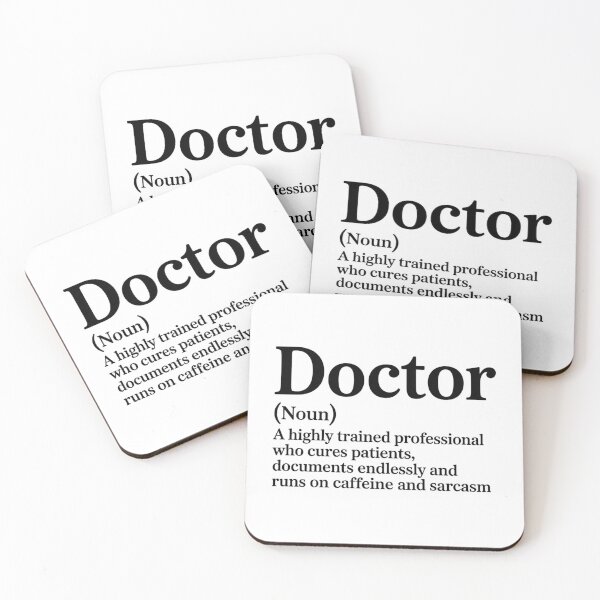 Item preview, Doctor Definition – Funny Caffeine and Sarcasm Medical designed and sold by catthemedic.