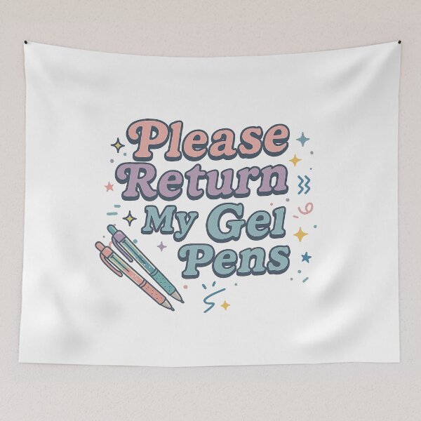 Item preview, Please Return My Gel Pens Shirt – Funny 90s School Nostalgia Tee designed and sold by DatShirtCo420.