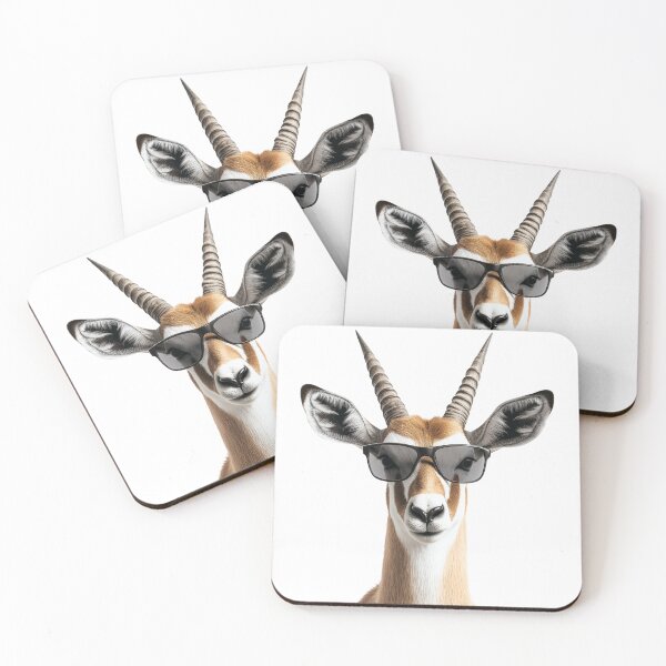 Item preview, Funny cool Springbok wearing sunglasses designed and sold by LazyOwlStore.