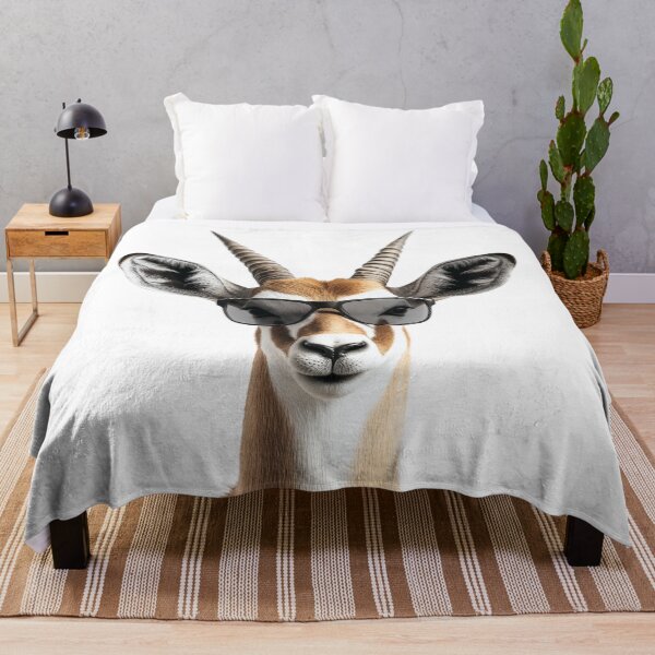 Item preview, Funny cool Springbok wearing sunglasses designed and sold by LazyOwlStore.