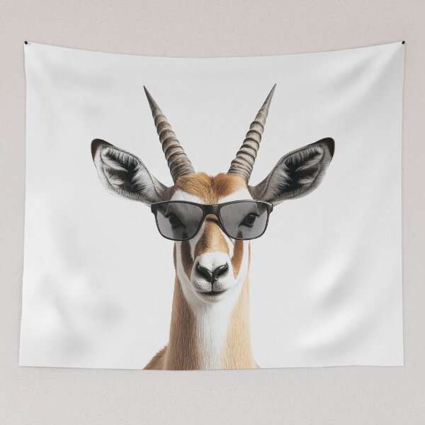 Item preview, Funny cool Springbok wearing sunglasses designed and sold by LazyOwlStore.